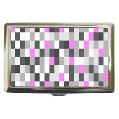 Pink Grey Black Plaid Original Cigarette Money Cases