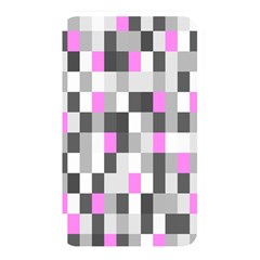 Pink Grey Black Plaid Original Memory Card Reader by Mariart