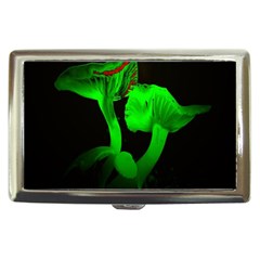 Neon Green Resolution Mushroom Cigarette Money Cases by Mariart