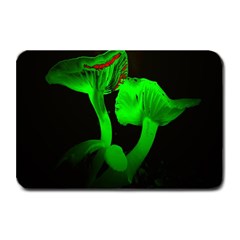 Neon Green Resolution Mushroom Plate Mats by Mariart