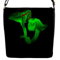 Neon Green Resolution Mushroom Flap Messenger Bag (s) by Mariart