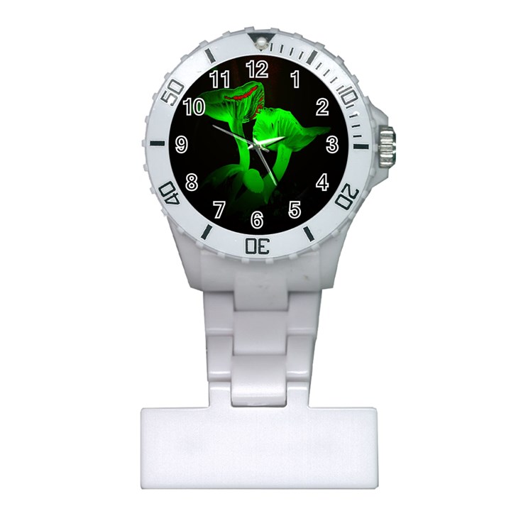 Neon Green Resolution Mushroom Plastic Nurses Watch