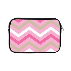 Pink Red White Grey Chevron Wave Apple Ipad Mini Zipper Cases by Mariart