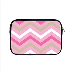 Pink Red White Grey Chevron Wave Apple Macbook Pro 15  Zipper Case by Mariart