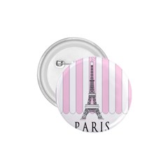 Pink Paris Eiffel Tower Stripes France 1 75  Buttons by Mariart