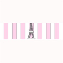 Pink Paris Eiffel Tower Stripes France Large Bar Mats by Mariart