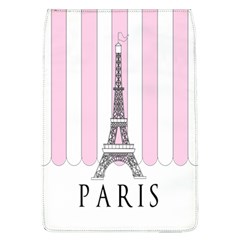 Pink Paris Eiffel Tower Stripes France Flap Covers (l)  by Mariart