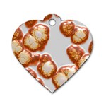 Abstract Texture A Completely Seamless Tile Able Background Design Dog Tag Heart (One Side) Front