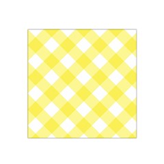 Plaid Chevron Yellow White Wave Satin Bandana Scarf by Mariart