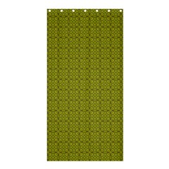 Royal Green Vintage Seamless Flower Floral Shower Curtain 36  X 72  (stall)  by Mariart