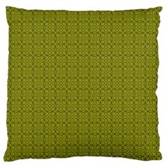 Royal Green Vintage Seamless Flower Floral Large Cushion Case (two Sides) by Mariart