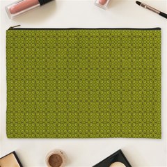 Royal Green Vintage Seamless Flower Floral Cosmetic Bag (xxxl)  by Mariart