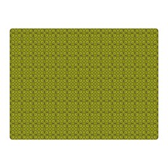 Royal Green Vintage Seamless Flower Floral Double Sided Flano Blanket (mini)  by Mariart