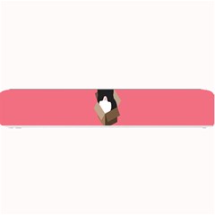 Minimalism Cat Pink Animals Small Bar Mats by Mariart