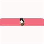 Minimalism Cat Pink Animals Small Bar Mats 24 x4  Bar Mat