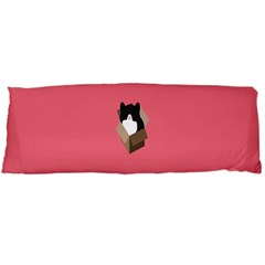 Minimalism Cat Pink Animals Body Pillow Case (dakimakura) by Mariart