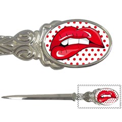 Sexy Lips Red Polka Dot Letter Openers