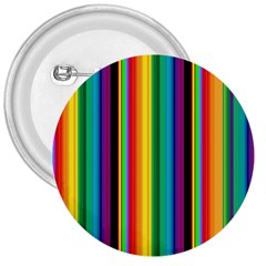 Multi Colored Colorful Bright Stripes Wallpaper Pattern Background 3  Buttons by Nexatart