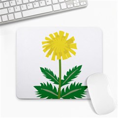 Sunflower Floral Flower Yellow Green Large Mousepads