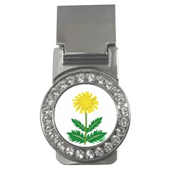 Sunflower Floral Flower Yellow Green Money Clips (cz) 