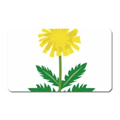 Sunflower Floral Flower Yellow Green Magnet (rectangular) by Mariart