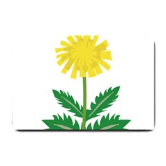 Sunflower Floral Flower Yellow Green Small Doormat 