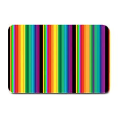 Multi Colored Colorful Bright Stripes Wallpaper Pattern Background Plate Mats by Nexatart