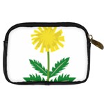 Sunflower Floral Flower Yellow Green Digital Camera Cases Back