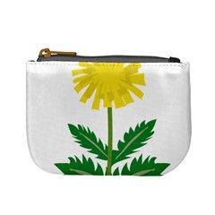 Sunflower Floral Flower Yellow Green Mini Coin Purses by Mariart