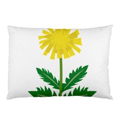 Sunflower Floral Flower Yellow Green Pillow Case (Two Sides)