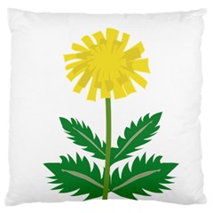 Sunflower Floral Flower Yellow Green Large Cushion Case (one Side) by Mariart