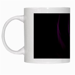 Purple Flower Floral White Mugs by Mariart