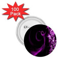 Purple Flower Floral 1 75  Buttons (100 Pack)  by Mariart