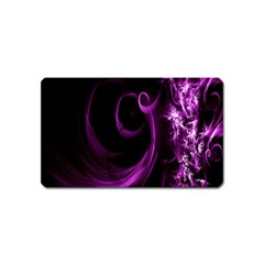 Purple Flower Floral Magnet (name Card)