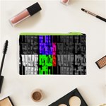 Repeated Tapestry Pattern Cosmetic Bag (XS) Back