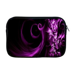 Purple Flower Floral Apple Macbook Pro 17  Zipper Case by Mariart