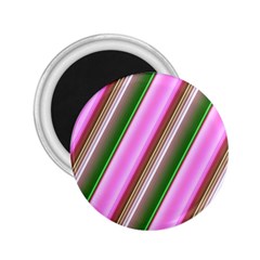 Pink And Green Abstract Pattern Background 2 25  Magnets by Nexatart