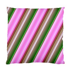 Pink And Green Abstract Pattern Background Standard Cushion Case (one Side) by Nexatart