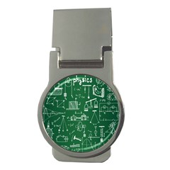 Scientific Formulas Board Green Money Clips (round)  by Mariart