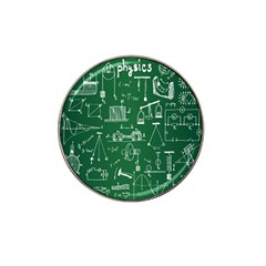 Scientific Formulas Board Green Hat Clip Ball Marker by Mariart