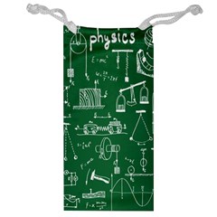 Scientific Formulas Board Green Jewelry Bag by Mariart