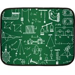 Scientific Formulas Board Green Double Sided Fleece Blanket (Mini)  35 x27  Blanket Front