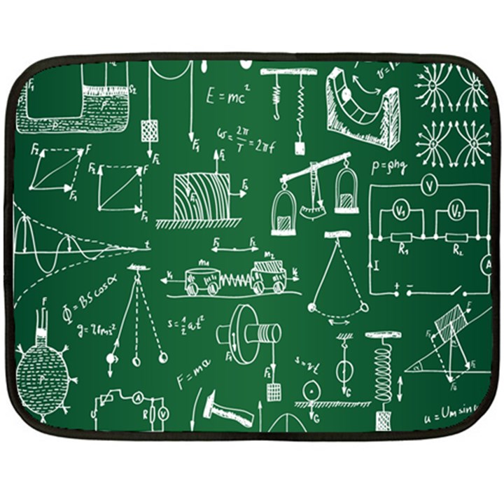 Scientific Formulas Board Green Double Sided Fleece Blanket (Mini) 