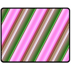 Pink And Green Abstract Pattern Background Double Sided Fleece Blanket (medium)  by Nexatart