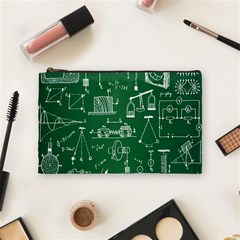 Scientific Formulas Board Green Cosmetic Bag (medium)  by Mariart