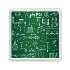 Scientific Formulas Board Green Memory Card Reader (square)  by Mariart