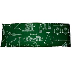 Scientific Formulas Board Green Body Pillow Case (dakimakura) by Mariart