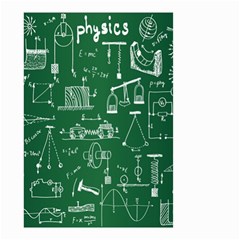 Scientific Formulas Board Green Small Garden Flag (two Sides) by Mariart