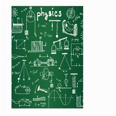 Scientific Formulas Board Green Large Garden Flag (two Sides) by Mariart