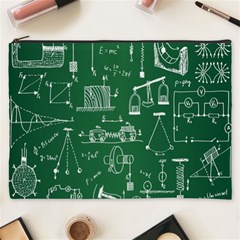 Scientific Formulas Board Green Cosmetic Bag (xxxl)  by Mariart